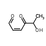 CAS 登录号：107469-21-6， (2Z)-5-羟基-4-氧代-2-己烯醛