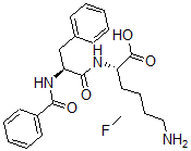 CAS 登录号：107573-16-0， 苯甲酰基苯基丙氨酰赖氨酸氟甲烷