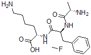 CAS 登录号：107573-17-1， 丙氨酰-苯丙氨酰-赖氨酸氟甲烷