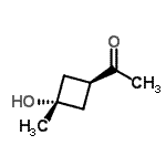 CAS#: 107693-40-3, 1-(trans-3-Hydroxy-3-Methylcyclobutyl)Ethanone
