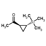 CAS#: 107749-71-3, 1-[(1S,2R)-2-(Trimethylsilyl)Cyclopropyl]Ethanone