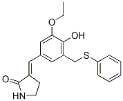 CAS#: 107788-14-7, (3E)-3-[[3-Ethoxy-4-Hydroxy-5-(Phenylsulfanylmethyl)Phenyl]Methylidene]Pyrrolidin-2-One