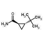 CAS 登录号：107912-94-7， (1R,2R)-2-(2-甲基-2-丙基)环丙烷甲酰胺