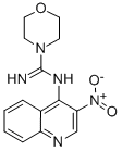 CAS 登录号：108001-60-1， N'-(3-硝基喹啉-4-基)吗啉-4-甲脒