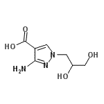 CAS 登录号：108194-78-1， 3-氨基-1-(2,3-二羟基丙基)-1H-吡唑-4-羧酸