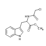 CAS 登录号：108273-71-8， 甲基N-(氯乙酰基)色氨酸酯