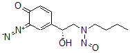 CAS 登录号：108333-74-0， 4-[(1R)-2-(丁基-亚硝基氨基)-1-羟基乙基]-2-偶氮基苯酚