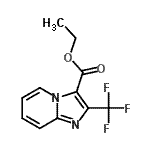 CAS 登录号：108438-46-6， 乙基2-(三氟甲基)咪唑并[1,2-a]吡啶-3-羧酸酯