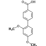 CAS#: 108474-22-2, 2',4'-Dimethoxy-4-Biphenylcarboxylic Acid