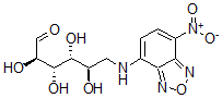 CAS 登录号：108708-22-1， (2R,3S,4R,5R)-2,3,4,5-四羟基-6-[(4-硝基-2,1,3-苯并恶二唑-7-基)氨基]己醛