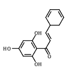 CAS 登录号：1088-08-0， (E)-3-环己-2,4-二烯-1-基-1-(2,4,6-三羟基苯基)丙-2-烯-1-酮