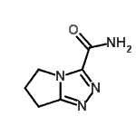 CAS 登录号：108800-61-9， 6,7-二氢-5H-吡咯并[2,1-c][1,2,4]三唑-3-甲酰胺