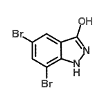 CAS#: 108961-61-1, 5,7-Dibromo-1H-Indazol-3-Ol