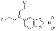 CAS 登录号：109143-16-0， 5-(二(2-氯乙基)氨基)-2-硝基苯并呋喃