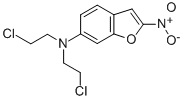 CAS 登录号：109143-17-1， 6-(二(2-氯乙基)氨基)-2-硝基苯并呋喃