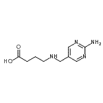 CAS#: 109205-65-4, 4-{[(2-Amino-5-Pyrimidinyl)Methyl]Amino}Butanoic Acid
