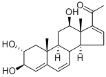 CAS#: 109237-00-5, 1-[(2R,3R,10R,12R,13S,14S)-2,3,12-Trihydroxy-10,13-Dimethyl-2,3,6,9,11,12,14,15-Octahydro-1H-Cyclopenta[a]Phenanthren-17-Yl]Ethanone