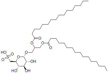 CAS#: 109430-50-4, [(2S,3S,4S,5R,6S)-6-[2,3-Di(Hexadecanoyloxy)Propoxy]-3,4,5-Trihydroxyoxan-2-Yl]Methanesulfonic Acid