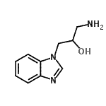 CAS 登录号：109540-56-9， 1-氨基-3-(1H-苯并咪唑-1-基)-2-丙醇