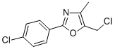 CAS 登录号：109544-39-0， 5-(氯甲基)-2-(4-氯苯基)-4-甲基恶唑