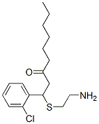 CAS 登录号：109759-03-7， 1-(2-氨基乙基硫基)-1-(2-氯苯基)壬烷-3-酮