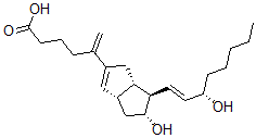 CAS 登录号：109838-17-7， 5-[(3aS,5R,6R,6aS)-5-羟基-6-[(E,3S)-3-羟基辛-1-烯基]-1,3a,4,5,6,6a-六氢戊搭烯-2-基]己-5-烯酸