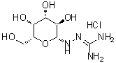 CAS 登录号：109853-84-1， 2-[(2R,3R,4S,5R,6R)-3,4,5-三羟基-6-(羟基甲基)四氢-2H-吡喃-2-基]肼甲脒盐酸盐(1:1)