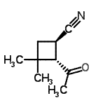 CAS#: 109900-64-3, (1R,2S)-2-Acetyl-3,3-Dimethylcyclobutanecarbonitrile
