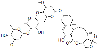 CAS 登录号：109985-25-3， 徐长卿苷C