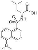 CAS 登录号：1100-22-7， (2S)-2-[(5-二甲基氨基萘-1-基)磺酰基氨基]-4-甲基戊酸