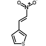 CAS 登录号：110143-52-7， 3-[(E)-2-硝基乙烯基]噻吩