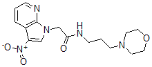 CAS 登录号：110231-01-1， N-(3-吗啉-4-基丙基)-2-(3-硝基吡咯并[2,3-b]吡啶-1-基)乙酰胺