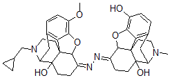 CAS#: 110320-72-4, (5alpha)-17-(Cyclopropylmethyl)-4,5-Epoxy-14-Hydroxy-3-Methoxy-Morphinan-6-One ((5alpha)-4,5-Epoxy-3,14-Dihydroxy-17-Methylmorphinan-6-Ylidene)Hydrazone