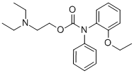 CAS 登录号：110529-81-2， 2-二乙基氨基乙基N-(2-乙氧基苯基)-N-苯基氨基甲酸酯