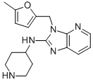 CAS#: 110588-56-2, 3-[(5-Methylfuran-2-Yl)Methyl]-N-Piperidin-4-Ylimidazo[5,4-b]Pyridin-2-Amine