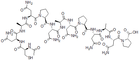 CAS 登录号：110605-28-2， 乙酰半胱氨酸(天冬氨酰胺酰-丙氨酰-天冬氨酰胺酰-脯氨酸)3