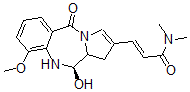 CAS#: 110652-73-8, (E)-3-[(6R)-6-Hydroxy-4-Methoxy-11-Oxo-5,6,6a,7-Tetrahydropyrrolo[5,1-c][1,4]Benzodiazepin-8-Yl]-N,N-Dimethylprop-2-Enamide