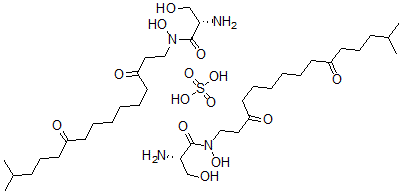 CAS#: 11075-87-9, Lipoxamycin sulfate (2:1)