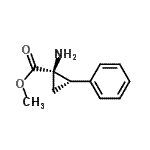 CAS 登录号：110769-84-1， 甲基(1R,2S)-1-氨基-2-苯基环丙烷羧酸酯