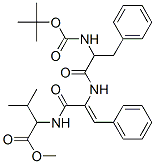CAS 登录号：110771-17-0， 甲基3-甲基-2-[[(Z)-2-[[2-[(2-甲基丙烷-2-基)氧基羰基氨基]-3-苯基丙酰基]氨基]-3-苯基丙-2-烯酰基]氨基]丁酸酯