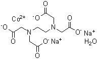 CAS 登录号：11079-03-1， 2,2',2'',2'''-(1,2-乙二基二次氮基)四乙酸钴(2+)钠盐水合物(1:1:2:1)
