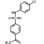 CAS 登录号：110820-15-0， 4-乙酰基-N-(4-氯苯基)苯磺酰胺