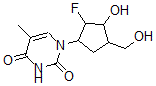 CAS 登录号：110864-91-0， 1-[2-氟-3-羟基-4-(羟基甲基)环戊基]-5-甲基嘧啶-2,4-二酮