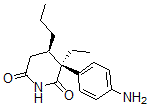 CAS 登录号：110977-60-1， (3R,4R)-3-(4-氨基苯基)-3-乙基-4-丙基哌啶-2,6-二酮