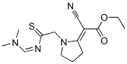 CAS#: 111038-14-3, Ethyl (2E)-2-Cyano-2-[1-[2-(Dimethylaminomethylideneamino)-2-Sulfanylideneethyl]Pyrrolidin-2-Ylidene]Acetate