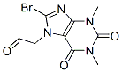 CAS 登录号：111038-29-0， 2-(8-溴-1,3-二甲基-2,6-二氧代嘌呤-7-基)乙醛