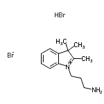 CAS#: 111040-90-5, 1-(3-Aminopropyl)-2,3,3-Trimethyl-3H-Indolium Bromide Hydrobromide (1:1:1)