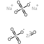 CAS 登录号：11105-03-6， 氧代锆(2+)硫酸钠(1:2:2)