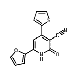 CAS#: 111121-81-4, 6-(2-Furyl)-2-Oxo-4-(2-Thienyl)-1,2-Dihydro-3-Pyridinecarbonitrile