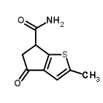 CAS#: 111124-89-1, 2-Methyl-4-Oxo-5,6-Dihydro-4H-Cyclopenta[b]Thiophene-6-Carboxamide